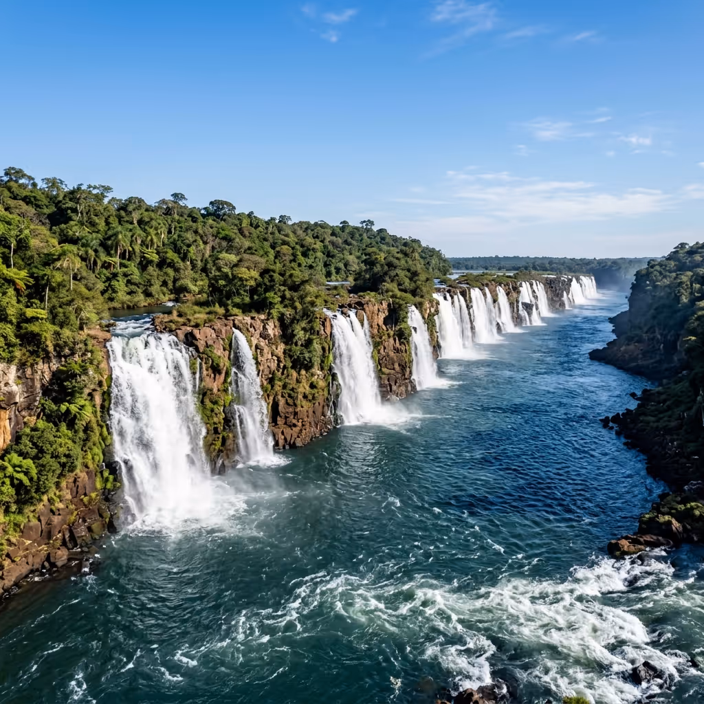 Saltos del Moconá, cascada longitudinal única en el mundo
